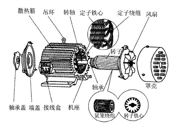 三相異步電動機(jī)的六種分類方法及具體分類。